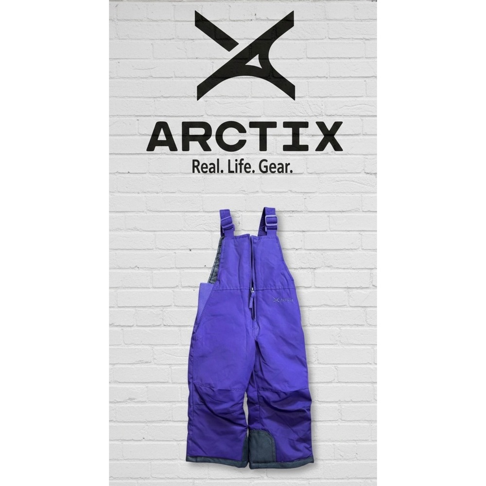 🔥Arctix Purple💜‎ Insulated Snow Bib Overalls Size 2T Ski Pants 5K Waterproof